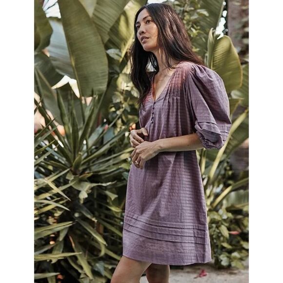Summersalt Cotton Pintuck Dress Sz. L - Picture 1 of 9